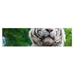 White Tiger Satin Scarf (Oblong)