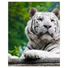 White Tiger Drawstring Pouch (XL) from ArtsNow.com Back