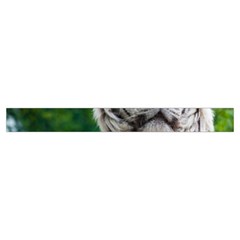White Tiger Medium Zipper Tote Bag from ArtsNow.com Strap