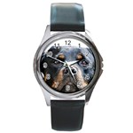 Rotwieller Round Metal Watch
