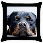 Rotwieller Throw Pillow Case (Black)