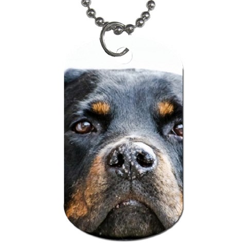 Rotwieller Dog Tag (One Side) from ArtsNow.com Front