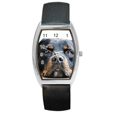 Rotwieller Barrel Style Metal Watch from ArtsNow.com Front