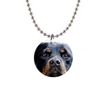 Rotwieller 1  Button Necklace