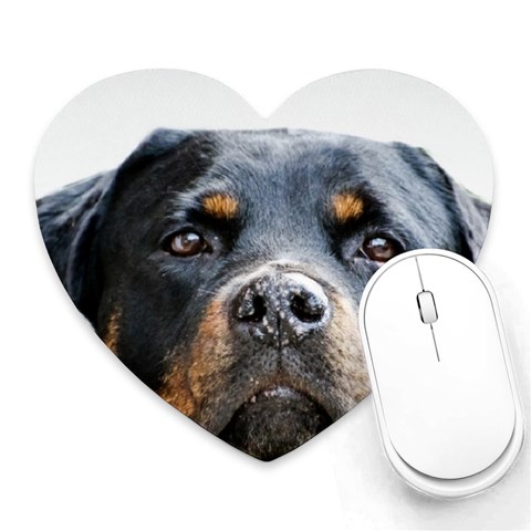 Rotwieller Heart Mousepad from ArtsNow.com Front