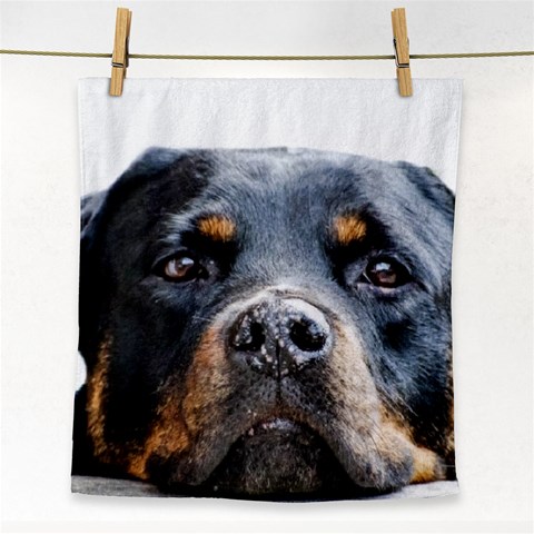 Rotwieller Face Towel from ArtsNow.com Front