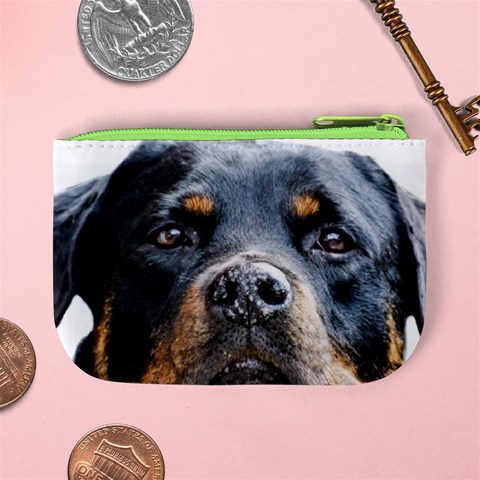 Rotwieller Mini Coin Purse from ArtsNow.com Back
