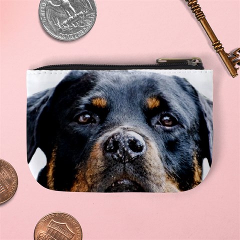 Rotwieller Mini Coin Purse from ArtsNow.com Back