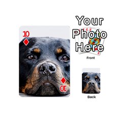 Rotwieller Playing Cards 54 (Mini) from ArtsNow.com Front - Diamond10