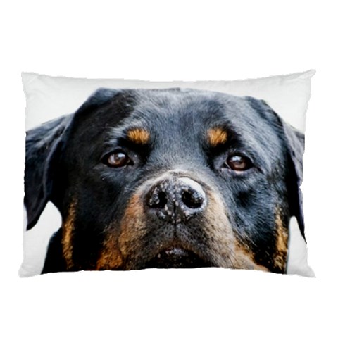 Rotwieller Pillow Case (Two Sides) from ArtsNow.com Back