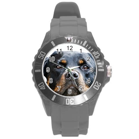 Rotwieller Round Plastic Sport Watch (L) from ArtsNow.com Front