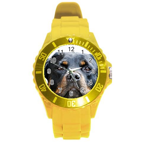 Rotwieller Round Plastic Sport Watch (L) from ArtsNow.com Front
