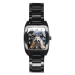 Rotwieller Stainless Steel Barrel Watch