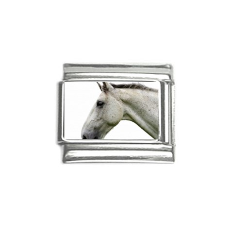 White Horse Italian Charm (9mm) from ArtsNow.com Front