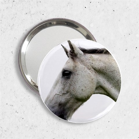 White Horse 2.25  Handbag Mirror from ArtsNow.com Front