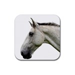 White Horse Rubber Coaster (Square)