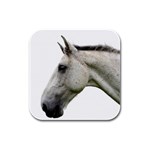 White Horse Rubber Square Coaster (4 pack)