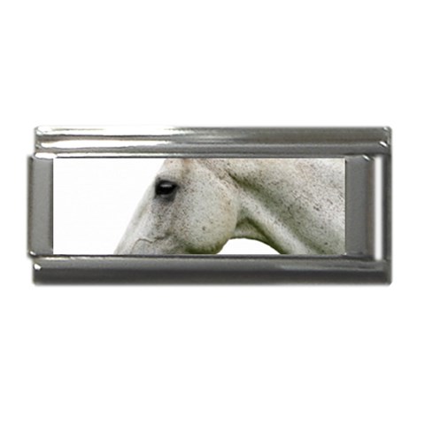 White Horse Superlink Italian Charm (9mm) from ArtsNow.com Front