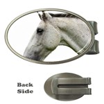 White Horse Money Clip (Oval)