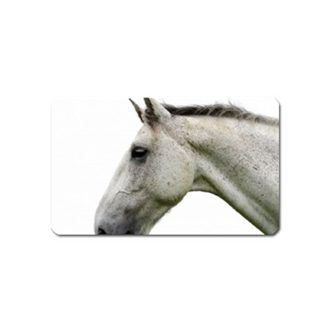 White Horse Magnet (Name Card) from ArtsNow.com Front