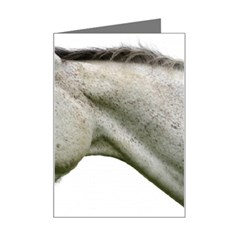 White Horse Mini Greeting Card from ArtsNow.com Left