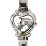 White Horse Heart Italian Charm Watch