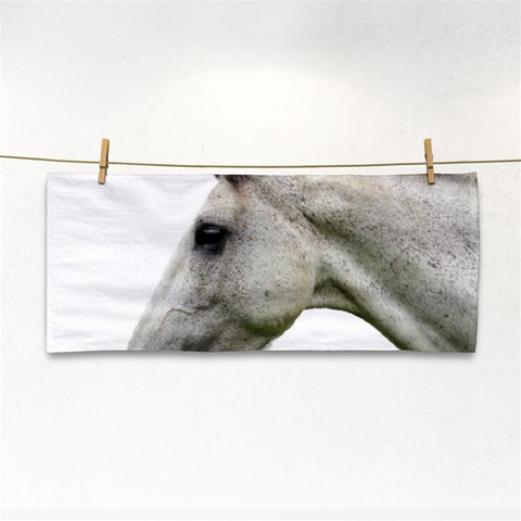 White Horse Hand Towel from ArtsNow.com Front