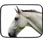 White Horse Fleece Blanket (Mini)