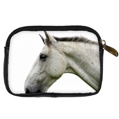 White Horse Digital Camera Leather Case from ArtsNow.com Back