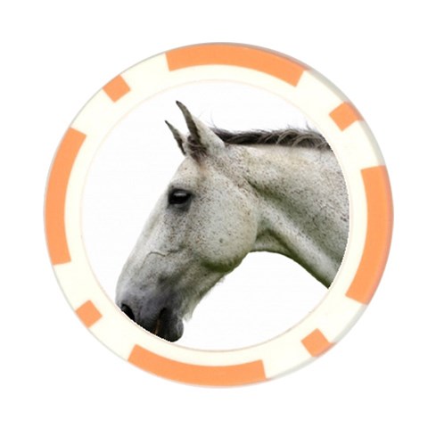 White Horse Poker Chip Card Guard (10 pack) from ArtsNow.com Front