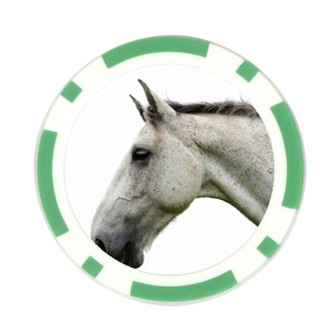 White Horse Poker Chip Card Guard (10 pack) from ArtsNow.com Back