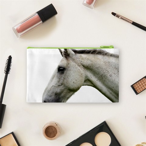 White Horse Cosmetic Bag (Small) from ArtsNow.com Back