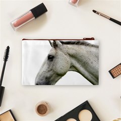 White Horse Cosmetic Bag (Small) from ArtsNow.com Back