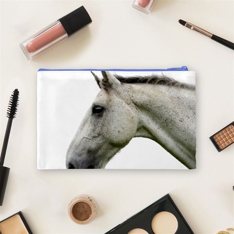 White Horse Cosmetic Bag (Medium) from ArtsNow.com Back
