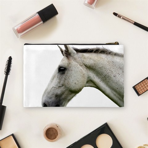White Horse Cosmetic Bag (Medium) from ArtsNow.com Back