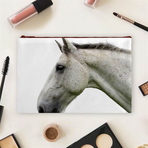 White Horse Cosmetic Bag (Large) from ArtsNow.com Front