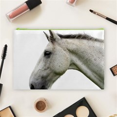 White Horse Cosmetic Bag (Large) from ArtsNow.com Front