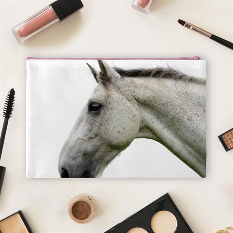 White Horse Cosmetic Bag (Large) from ArtsNow.com Back