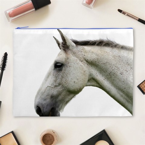 White Horse Cosmetic Bag (XL) from ArtsNow.com Front