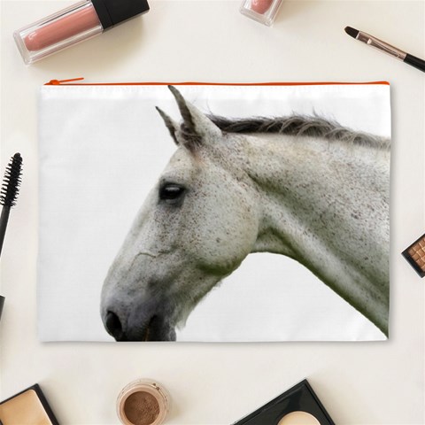 White Horse Cosmetic Bag (XL) from ArtsNow.com Front