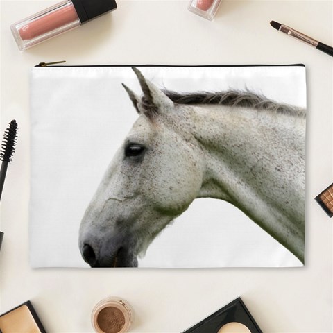 White Horse Cosmetic Bag (XL) from ArtsNow.com Front