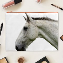 White Horse Cosmetic Bag (XL) from ArtsNow.com Front