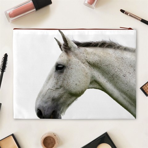 White Horse Cosmetic Bag (XL) from ArtsNow.com Back