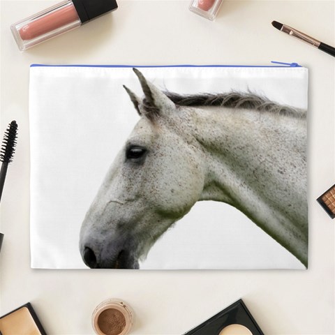 White Horse Cosmetic Bag (XL) from ArtsNow.com Back