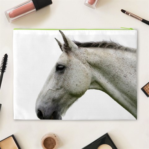 White Horse Cosmetic Bag (XL) from ArtsNow.com Back