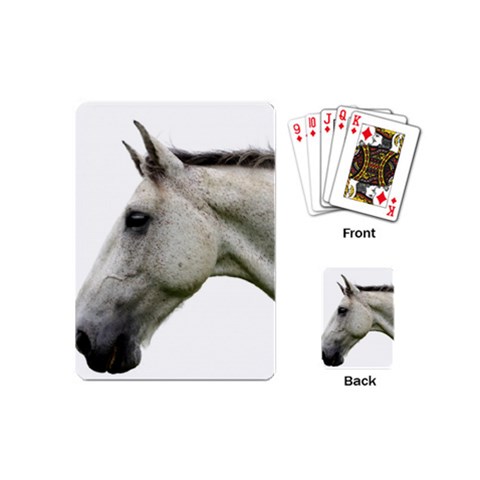White Horse Playing Cards (Mini) from ArtsNow.com Back