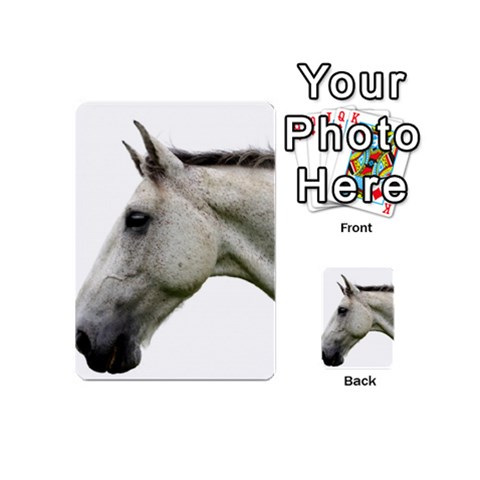 White Horse Playing Cards 54 (Mini) from ArtsNow.com Back