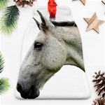 White Horse Bell Ornament (Two Sides)