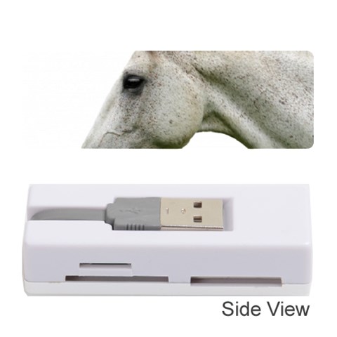 White Horse Memory Card Reader (Stick) from ArtsNow.com Front