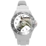 White Horse Round Plastic Sport Watch (L)